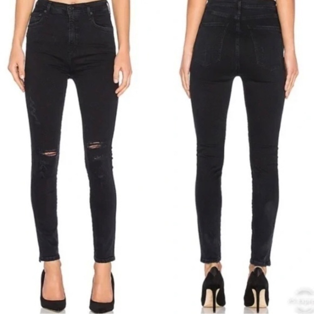 Agolde Sophie High Rise Skinny Jeans